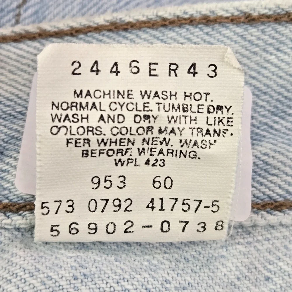 VINTAGE Levi's 900‎ Women Jeans 18 Blue Denim Mom High Rise Silver Tab 90s USA